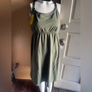 Sold sold sold ....Suicoke Olive Green Midi Dress